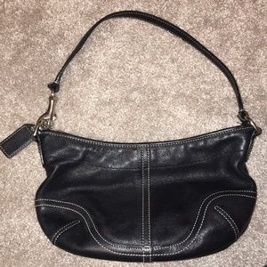 Coach Black Hobo Style Small Bag